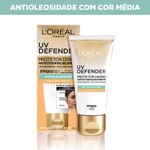 Protetor-Solar-Facial-L-Oreal-Paris-Antioleosidade-UV-Defender-FPS60-Cor-Media-40g