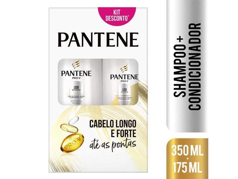 Kit-Shampoo-Pantene-Liso-Extremo-350ml---Condicionador-175ml
