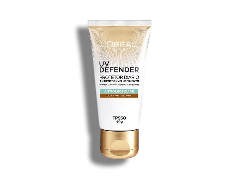 Protetor-Solar-Facial-L-Oreal-Paris-Antioleosidade-UV-Defender-FPS60-com-Cor-Escura-40g