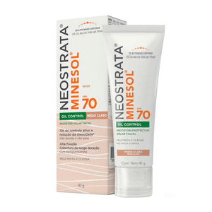 Protetor Solar Facial Neostrata Minesol Oil Control Médio Claro FPS70 40g