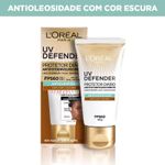 Protetor-Solar-Facial-L-Oreal-Paris-Antioleosidade-UV-Defender-FPS60-com-Cor-Escura-40g