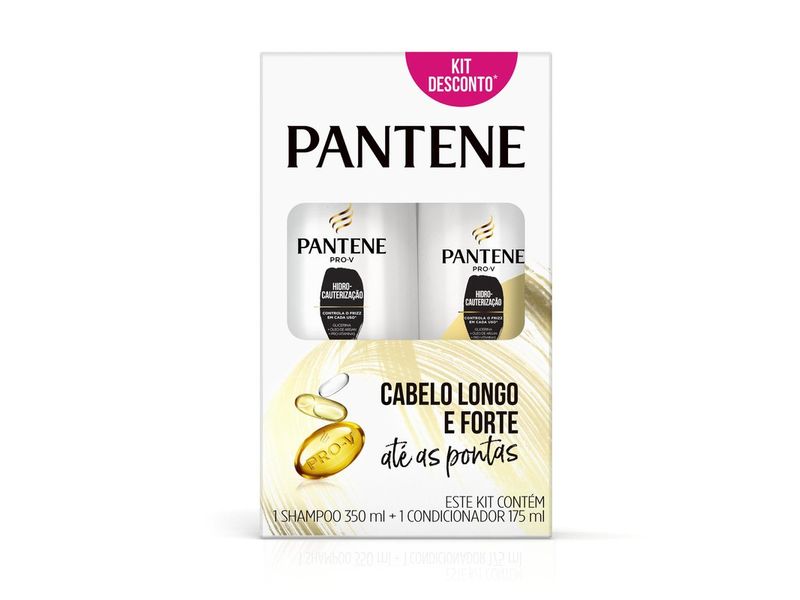 Kit Shampoo Pantene Hidrocauterização 350ml + Condicionador 175ml