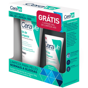 Kit Gel de Limpeza CeraVe 150g + 40g