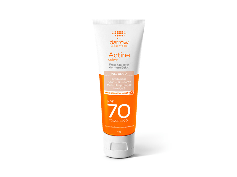 Protetor-Solar-Actine-Colors-Darrow-Pele-Clara-FPS70-40g