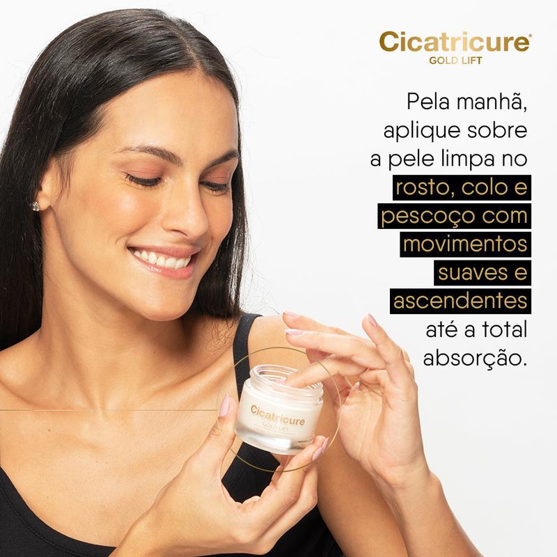 Creme Facial Cicatricure Gold Lift Diurno FPS30 50g