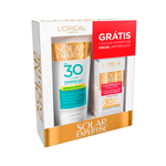 Kit-Protetor-Solar-Corporal-Expertise-L-Oreal-Paris-FPS30-200ml---Protetor-Solar-Facial-Antirrugas-FPS30-25g