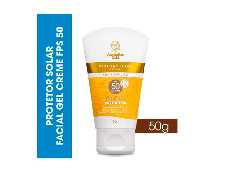 Protetor-Solar-Facial-Australian-Gold-Antipoluicao-FPS50-50g