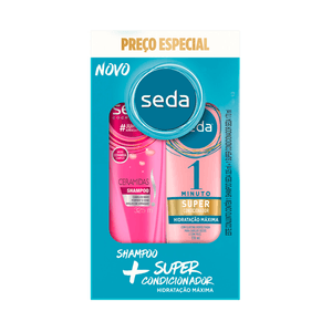 Shampoo Seda Ceramidas 325ml+Condicionador 170ml Hidratação Máxima