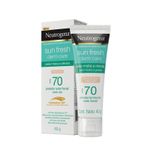 Protetor-Solar-Facial-Neutrogena-Sun-Fresh-Derm-Care-Pele-Clara-FPS70-40g