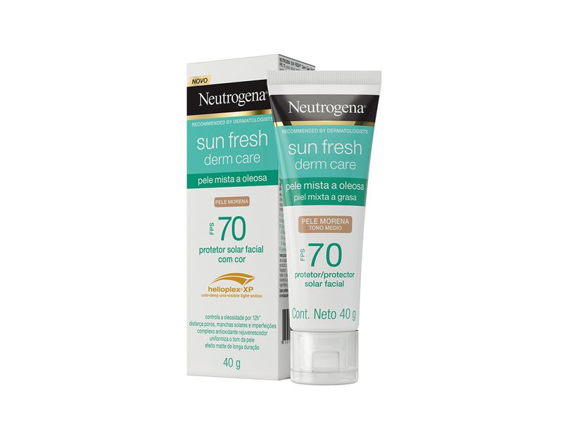 Protetor-Solar-Facial-Neutrogena-Sun-Fresh-FPS70-Morena-40g