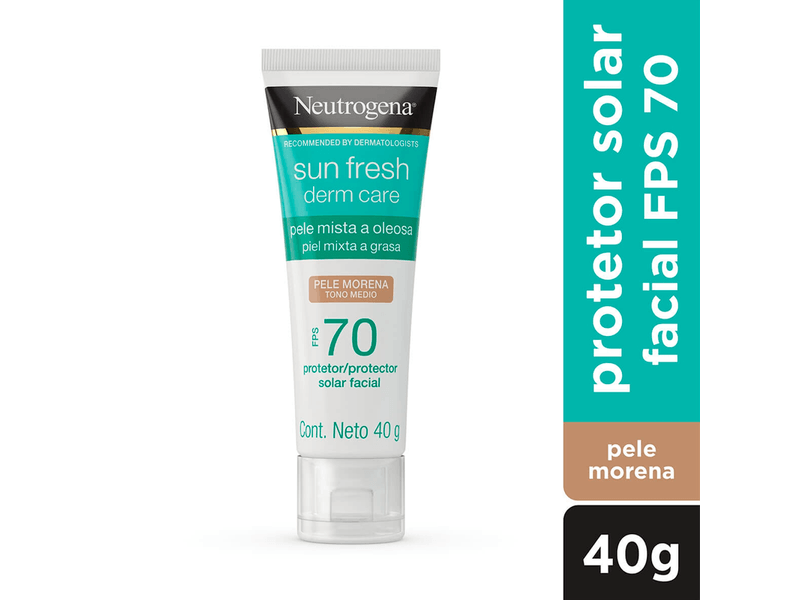Protetor-Solar-Facial-Neutrogena-Sun-Fresh-FPS70-Morena-40g