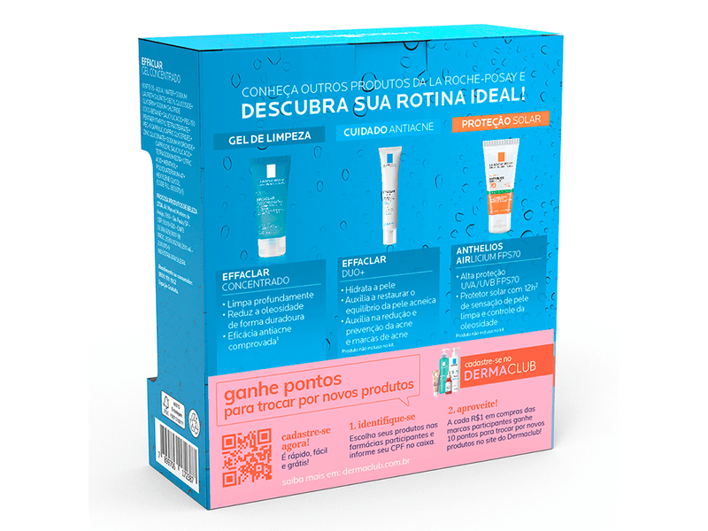 Kit-Gel-de-Limpeza-Effaclar-Concentrado-La-Roche-Posay-150g---Gel-de-Limpeza-Effaclar-Concentrado-La-Roche-Posay-40g