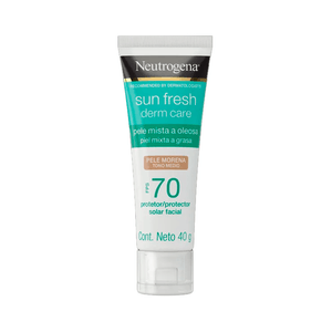 Protetor Solar Facial Neutrogena Sun Fresh FPS70 Morena 40g