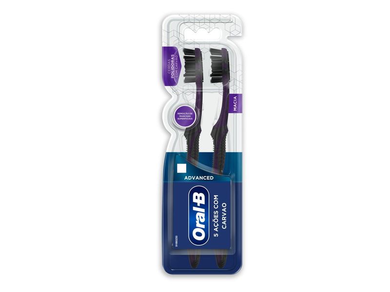 Escova-Dental-Oral-B-5-Acoes-Carvao-Advanced-2-Unidades