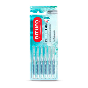 Escova Interdental Bitufo Interclean Cônico 2,5mm 6 Unidades