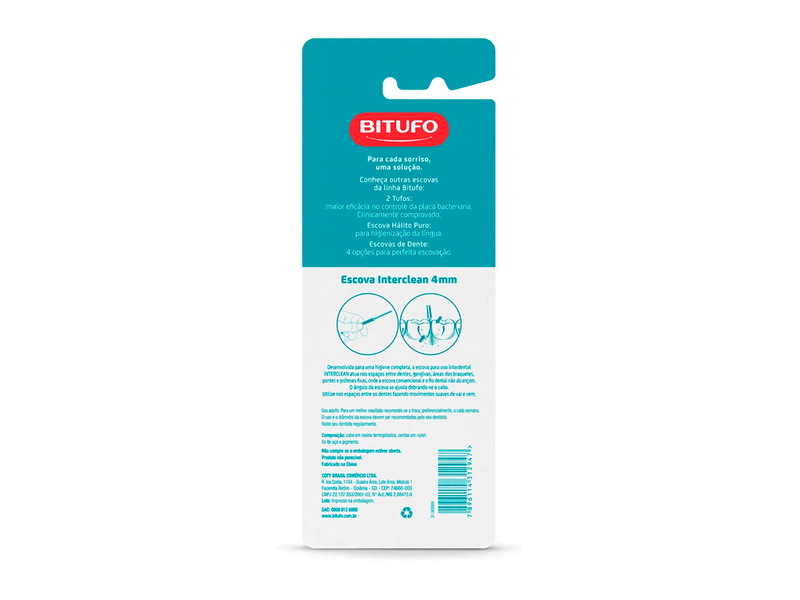 Escova-Interdental-Bitufo-Interclean-Fina-Cilindrica-4mm