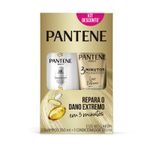 Shampoo Pantene Liso Extremo 350ml + Condicionador 3 Minutos Milagrosos 170ml