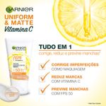 Protetor-Hidratante-Facial-Garnier-Uniform---Matte-Vitamina-C-FPS50-Cor-Clara-40g