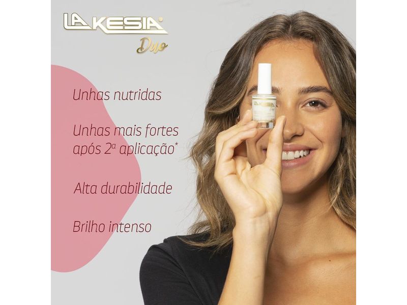 Esmalte-Fortalecedor-de-Unhas-LaKesia-Duo-Branco-Quinoa-9ml