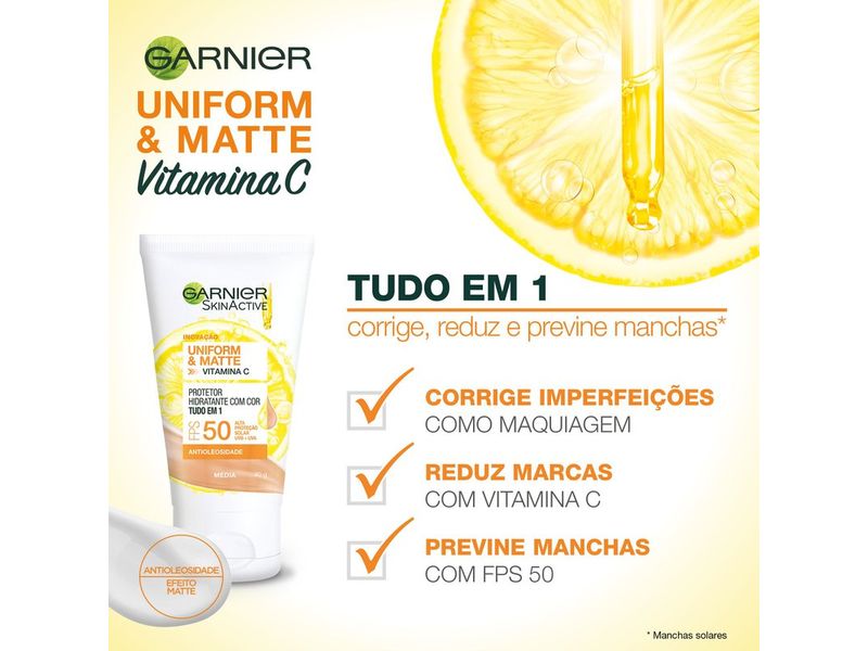 Protetor-Hidratante-Facial-Garnier-Uniform---Matte-FPS50-Media-40g