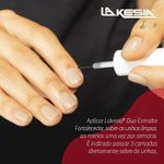 Base-e-Esmalte-Fortalecedor-de-Unhas-La-Kesia-Duo-Cor-Vermelho-Framboesa-9ml