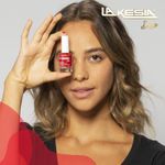 Base-e-Esmalte-Fortalecedor-de-Unhas-La-Kesia-Duo-Cor-Vermelho-Framboesa-9ml