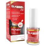 Base-e-Esmalte-Fortalecedor-de-Unhas-La-Kesia-Duo-Cor-Vermelho-Framboesa-9ml