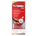 Base-e-Esmalte-Fortalecedor-de-Unhas-La-Kesia-Duo-Cor-Vermelho-Framboesa-9ml