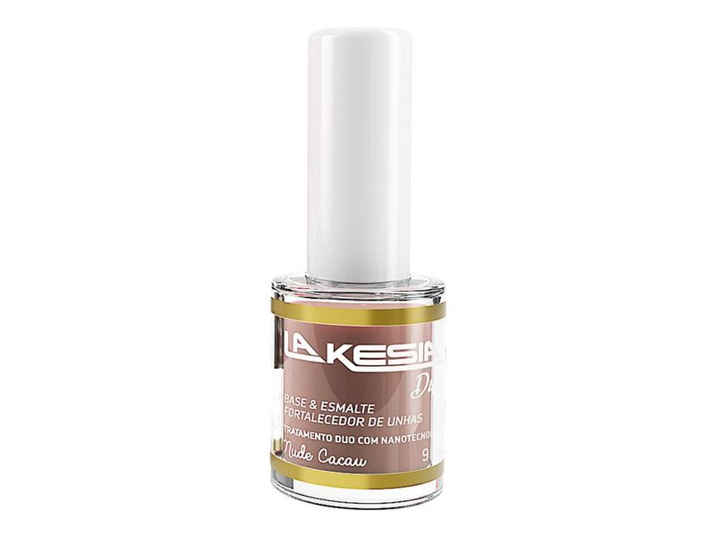 Esmalte-Fortalecedor-de-Unhas-LaKesia-Duo-Nude-Cacau-9ml