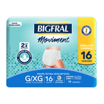 Roupa-Intima-Unissex-Bigfral-Moviment-G-XG-16-Unidades