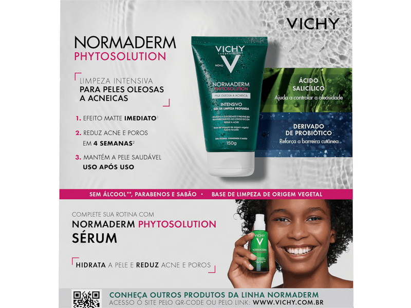 Kit-Gel-de-Limpeza-Facial-Vichy-Normaderm-Phytosolution-150g---Gel-de-Limpeza-Intensivo-40g