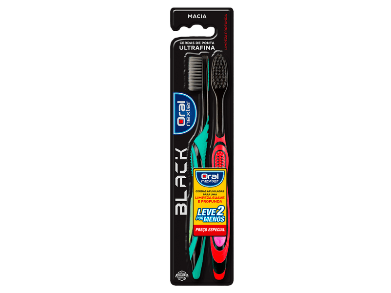 Escova-Dental-Oral-Nexter-Black-Macia-Ultrafina-2-Unidades
