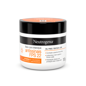 Creme Antissinais Neutrogena Face Care Intensive Dia FPS22 100g