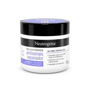 Creme Antissinais Reparador Neutrogena Face Care Intensive Noite 100g