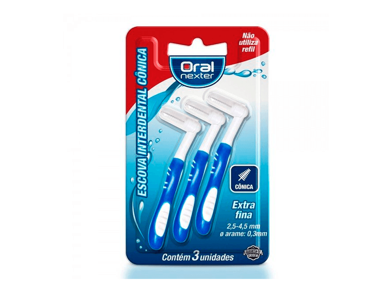 Escova-Interdental-Conica-Oral-Nexter-Extra-Fina-3-Unidades