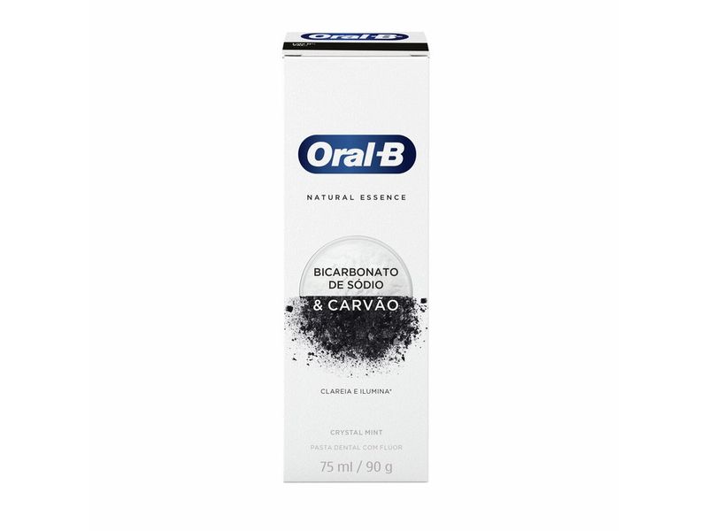 Gel-Dental-Oral-B-Natural-Essence-Bicarbonato-De-Sodio-e-Carvao-90g