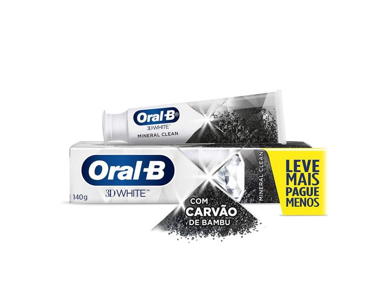 Creme-Dental-Oral-B-Mineral-Clean-Com-Carvao-140g