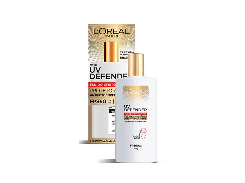 Protetor-Solar-Facial-L-Oreal-Paris-UV-Defender-Fluido-FPS-60-40g