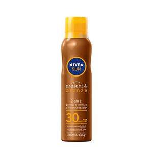 Bronzeador Spray Nivea Sun Protect & Bronze FPS30 200ml