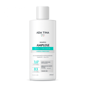 Shampoo Limpeza Profunda Amplexe Ada Tina Caspa e Oleosidade 250ml