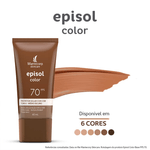 Protetor-Solar-Facial-Episol-Color-Tom-4-Medio-Escuro-FPS70-40ml
