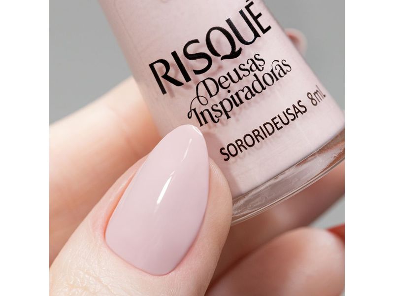 Esmalte-Risque-Deusas-Inspiradoras-Sororideusas-Rosa-Claro-8ml