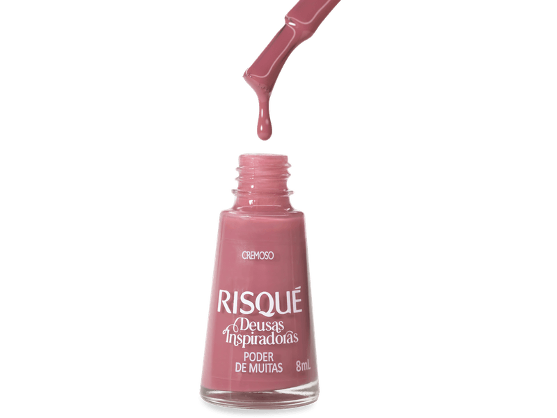 Esmalte-Risque-Deusas-Inspiradoras-Poder-de-Muitas-Rosa-8ml