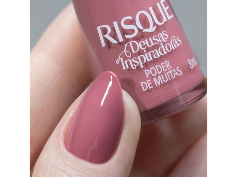 Esmalte-Risque-Deusas-Inspiradoras-Poder-de-Muitas-Rosa-8ml