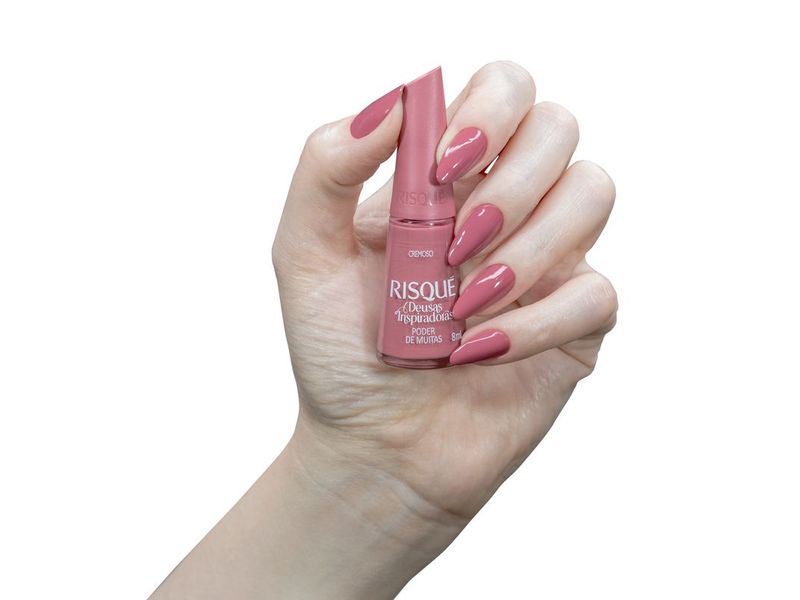 Esmalte-Risque-Deusas-Inspiradoras-Poder-de-Muitas-Rosa-8ml
