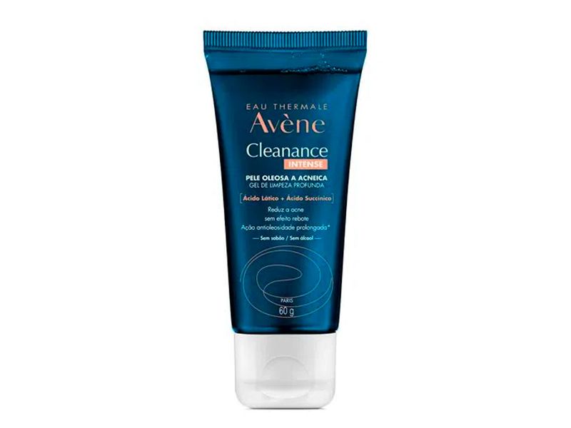 Kit Protetor Solar Facial Avène Mat Perfect Fluido Antiacne FPS60 40g + Gel De Limpeza Avène Cleanance Intense 60g