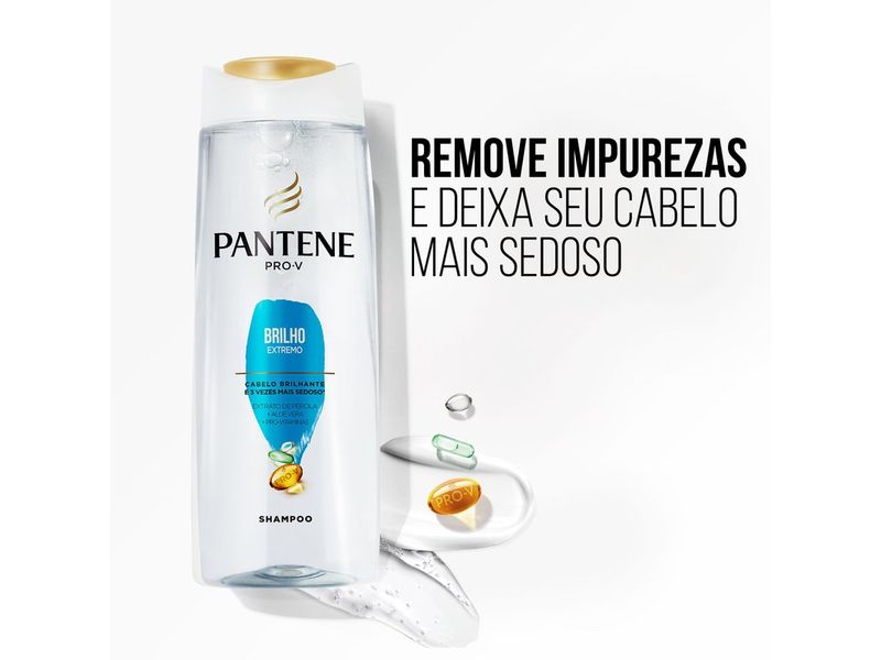 Kit-Shampoo-Pantene-400ml---Condicionador-Pantene-Brilho-Extermo-175ml