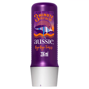 Creme de Tratamento Aussie Bye Bye Frizz 3 Minutos Miracle Maciez e Brilho 236ml