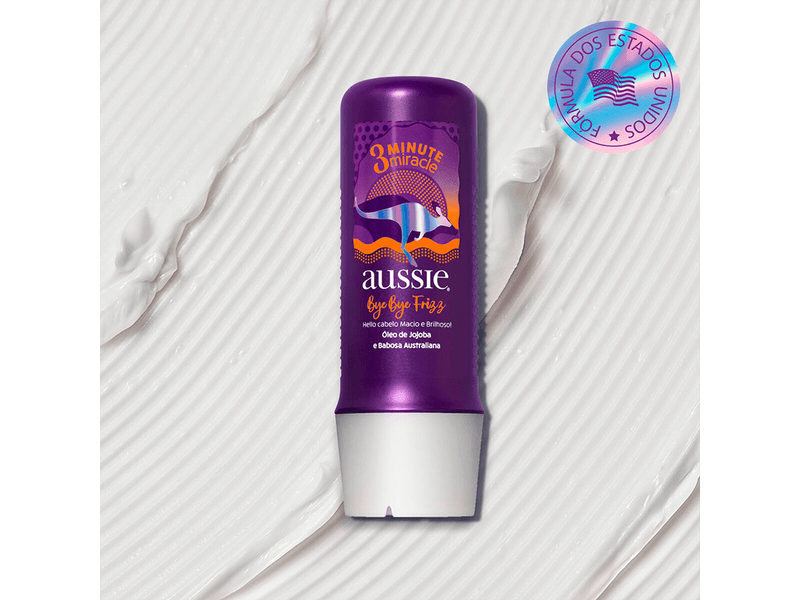 Creme-de-Tratamento-Aussie-Bye-Bye-Frizz-3-Minutos-Miracle-Maciez-e-Brilho-236ml