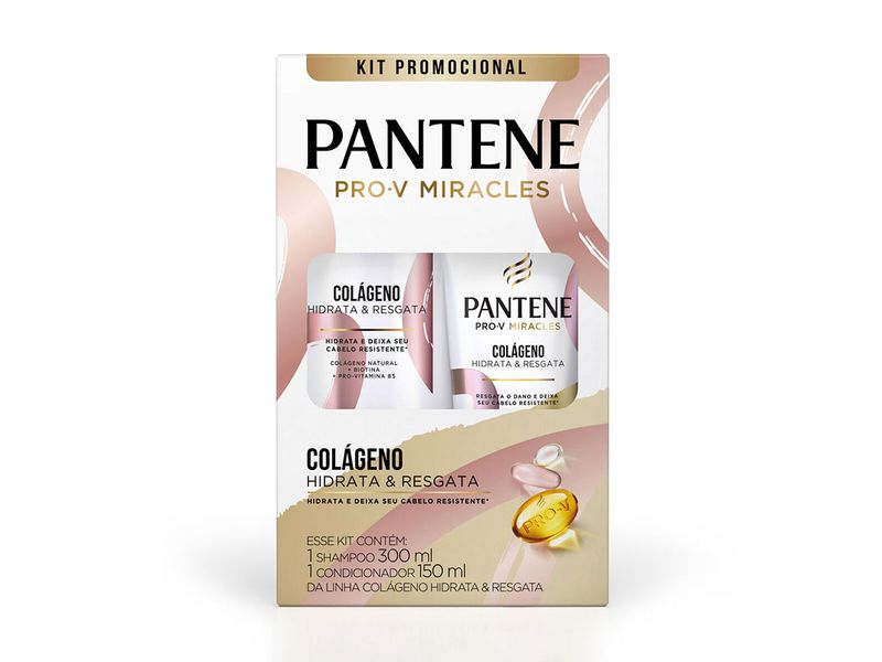 Kit-Shampoo-Pantene-Pro-V-Miracles-Colageno-Hidrata---Resgata-300ml---Condicionador-150ml